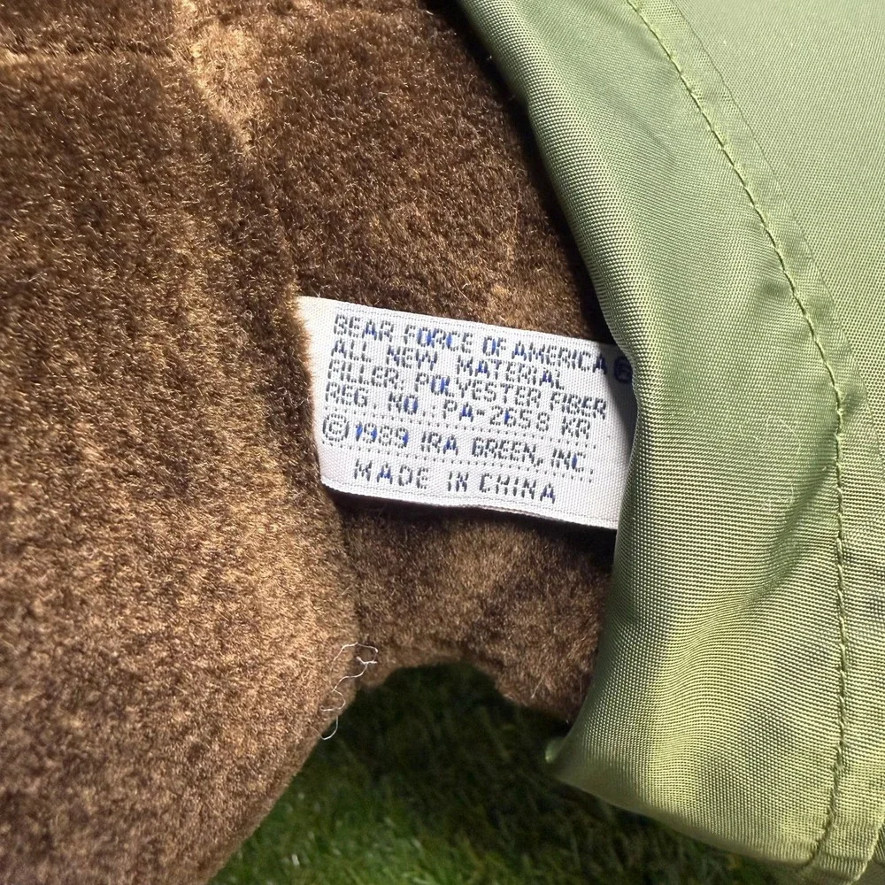 Vtg Bear Forces‎ Of America US Army Pilot Plush Teddy Bear 20